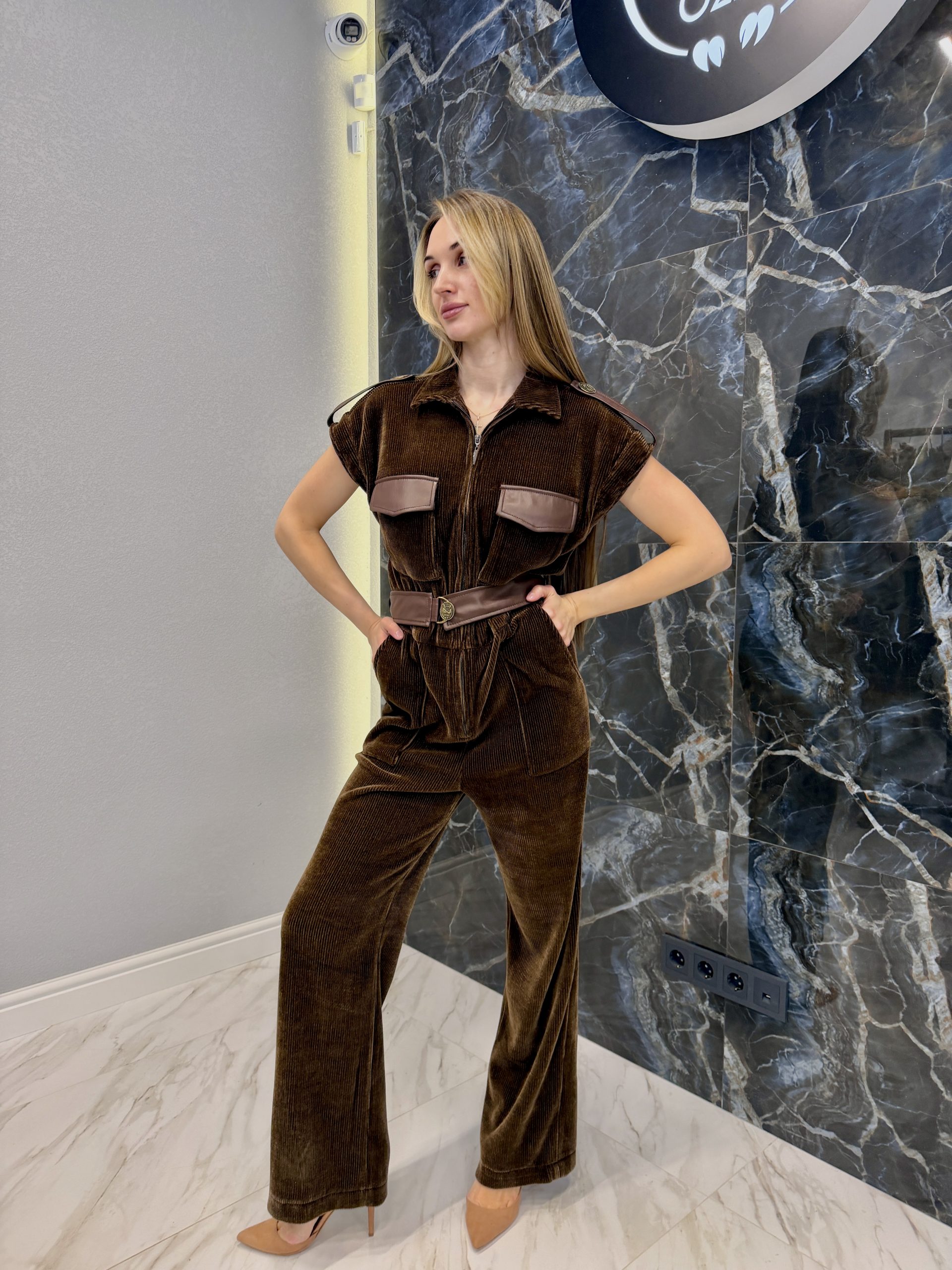 Комбинезон вельветовый