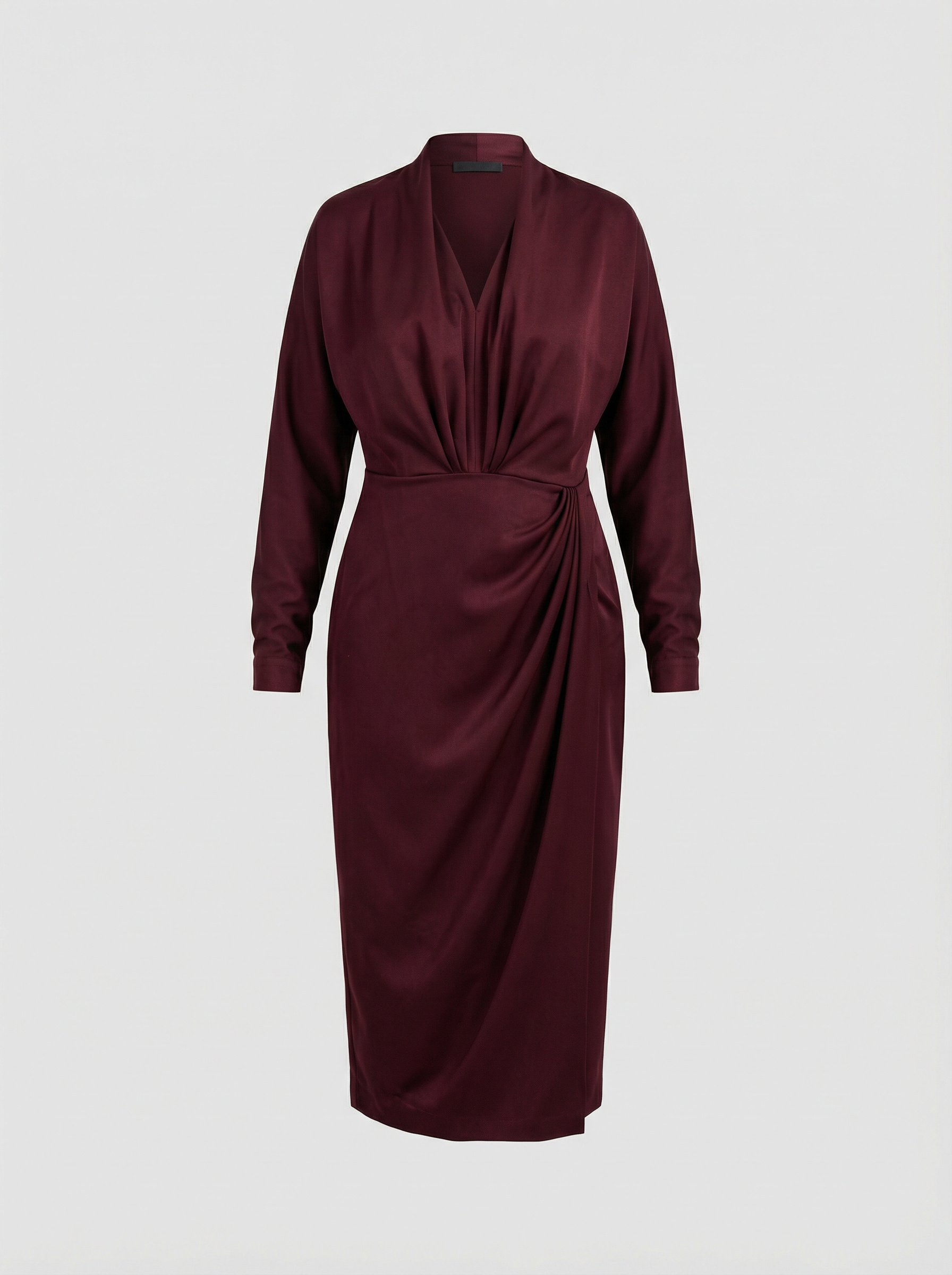 Платье бордо