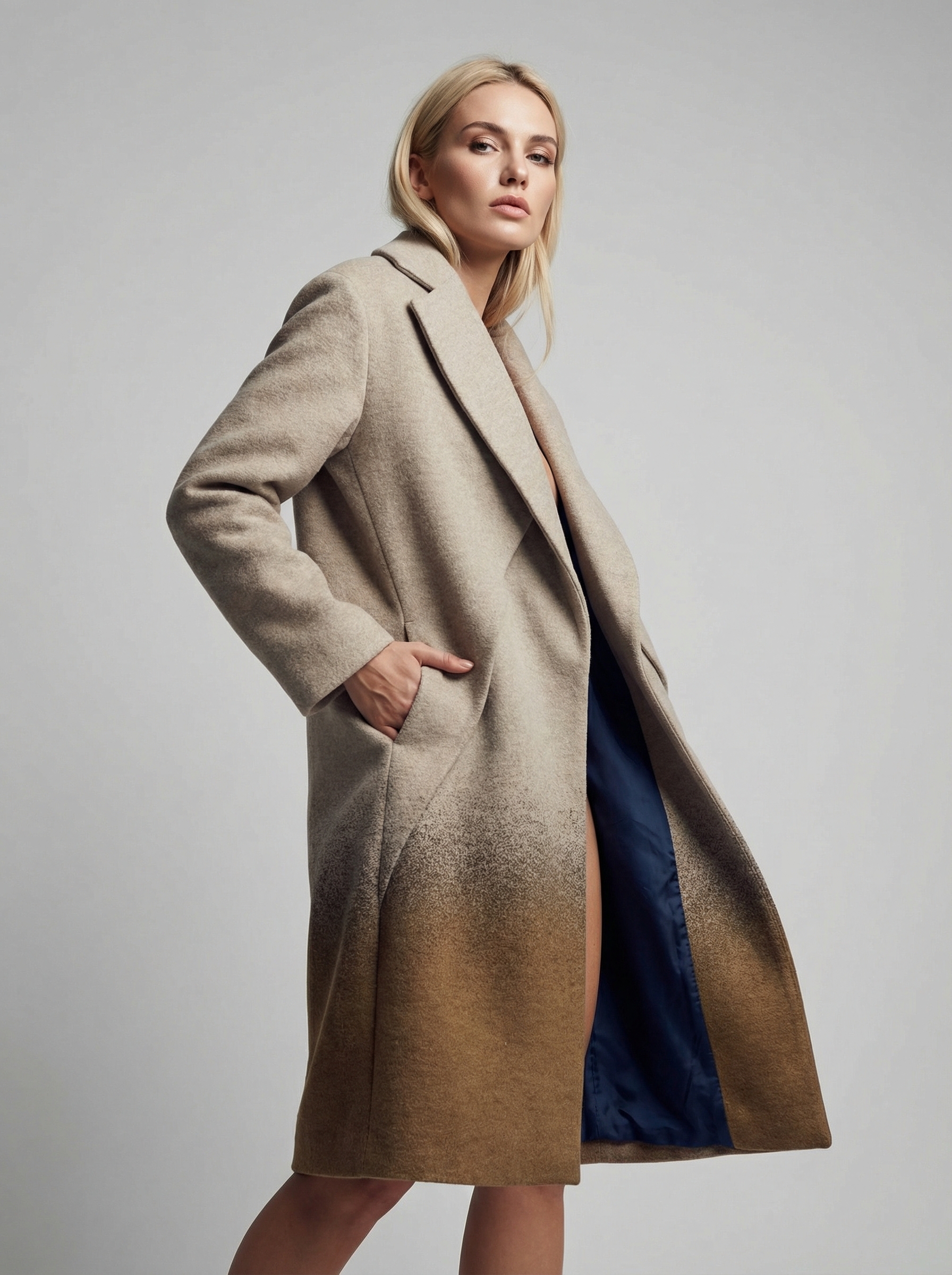 Пальто градиент