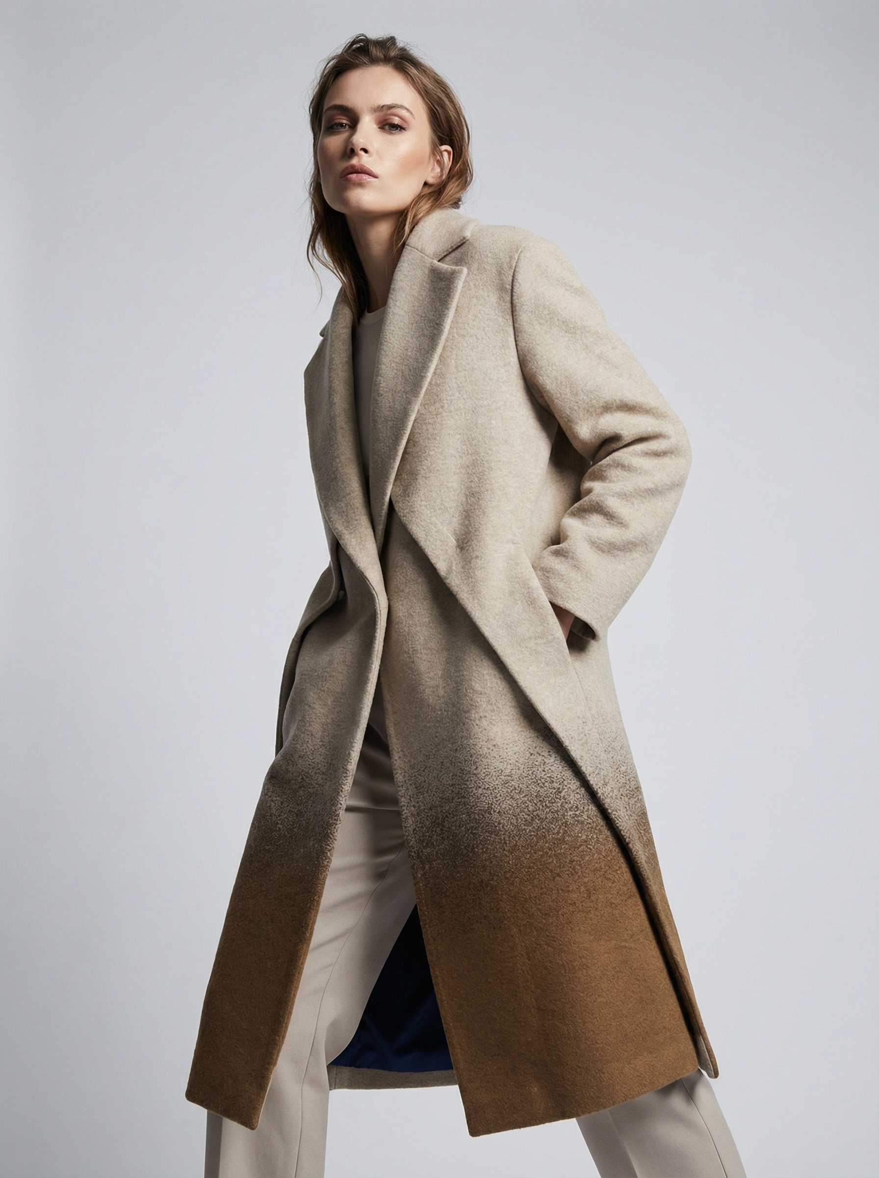 Пальто градиент