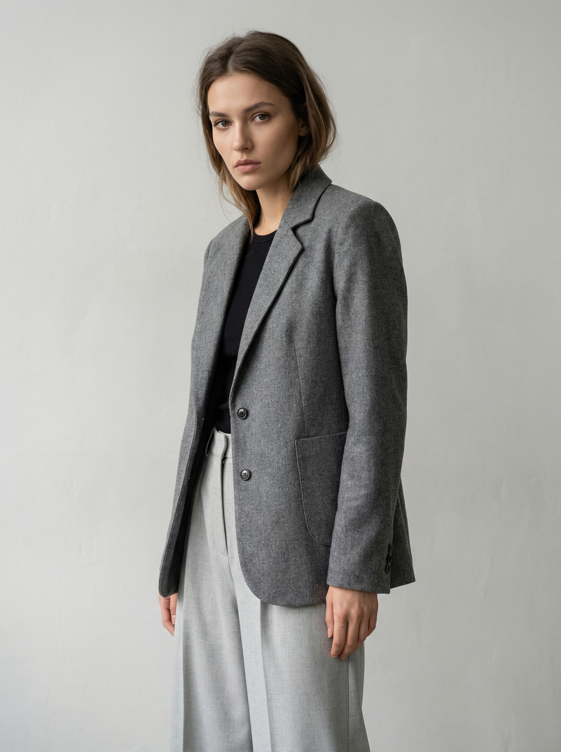 Жакет из тонкой шерсти