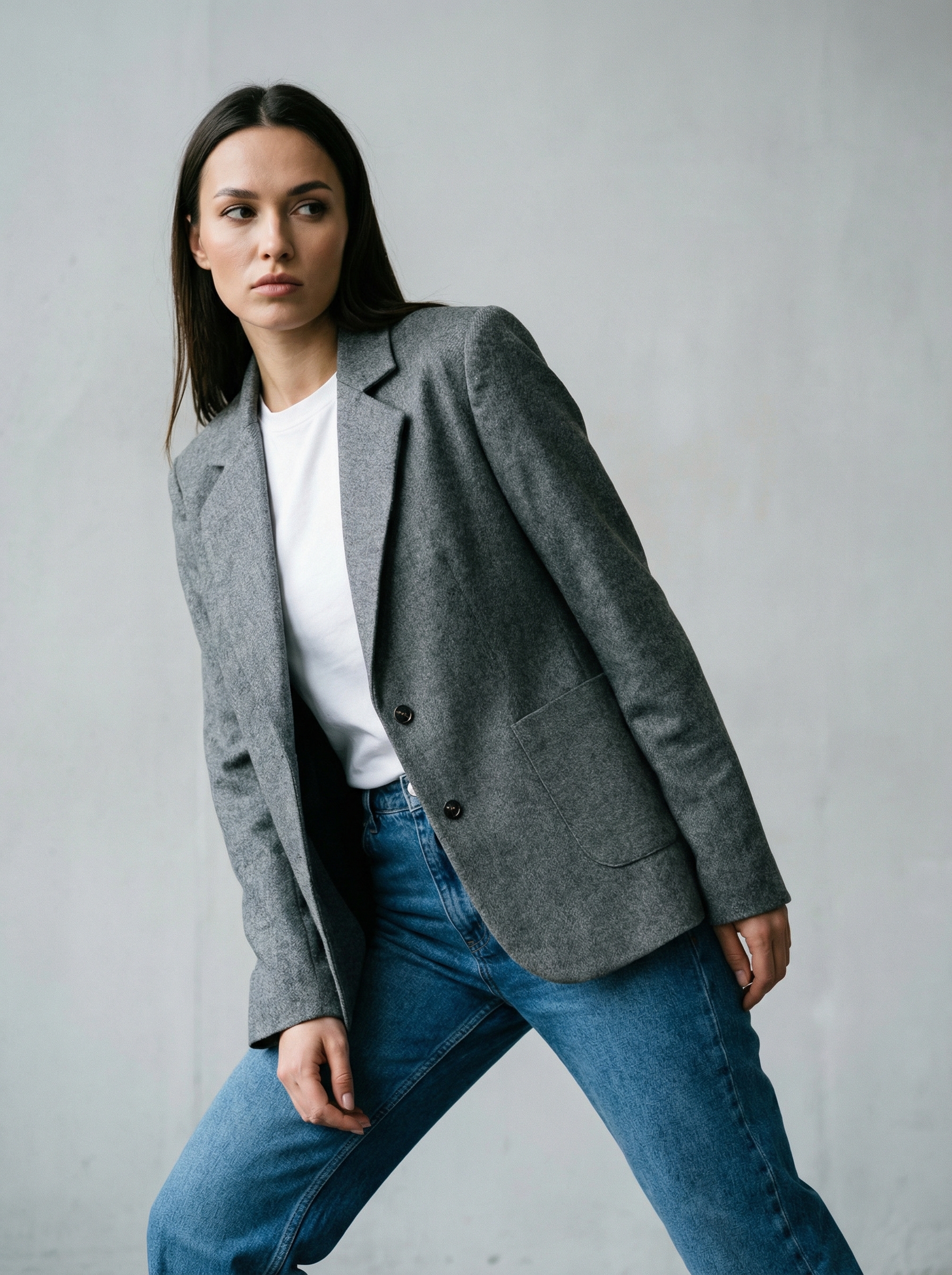 Жакет из тонкой шерсти