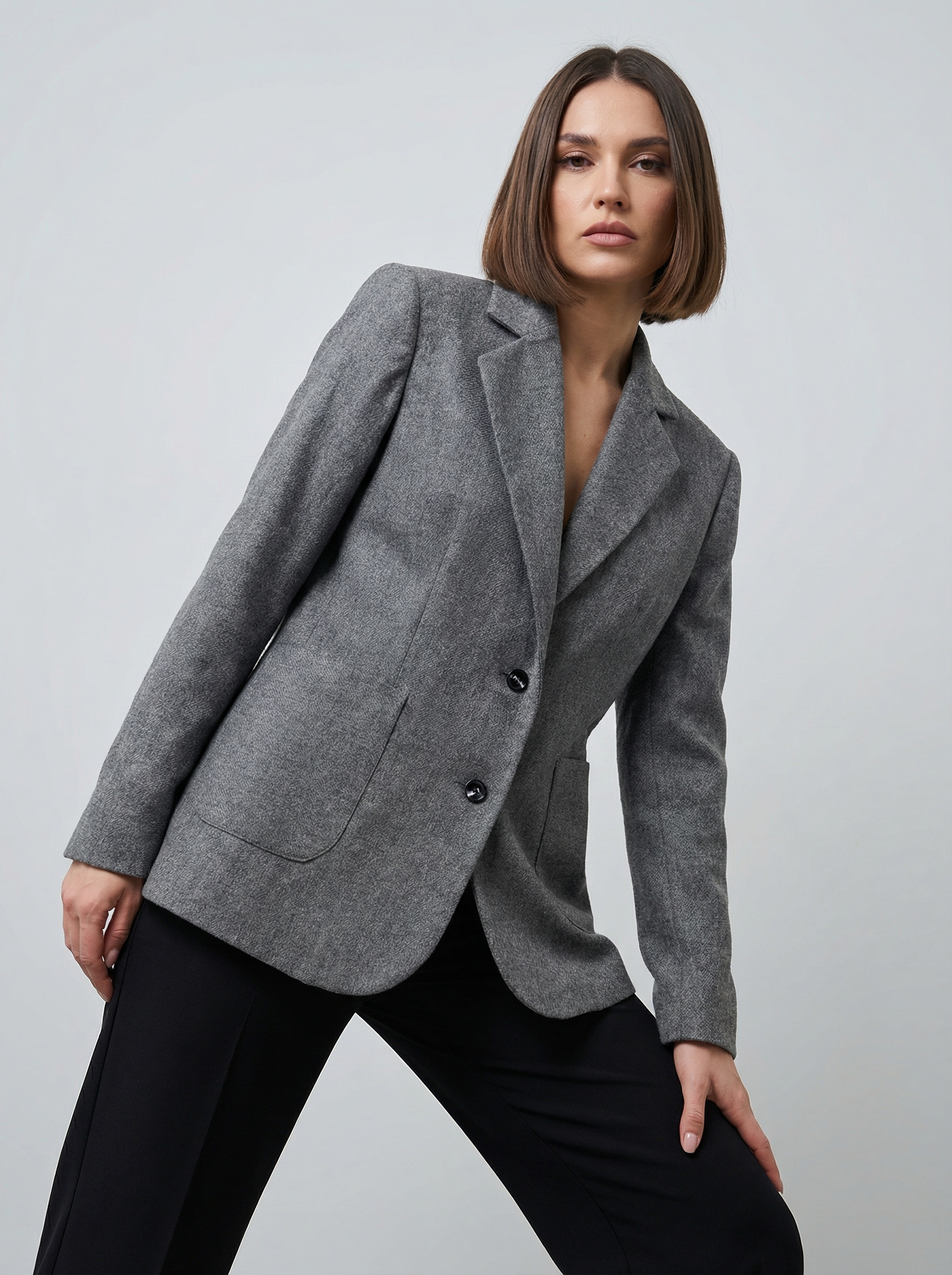 Жакет из тонкой шерсти