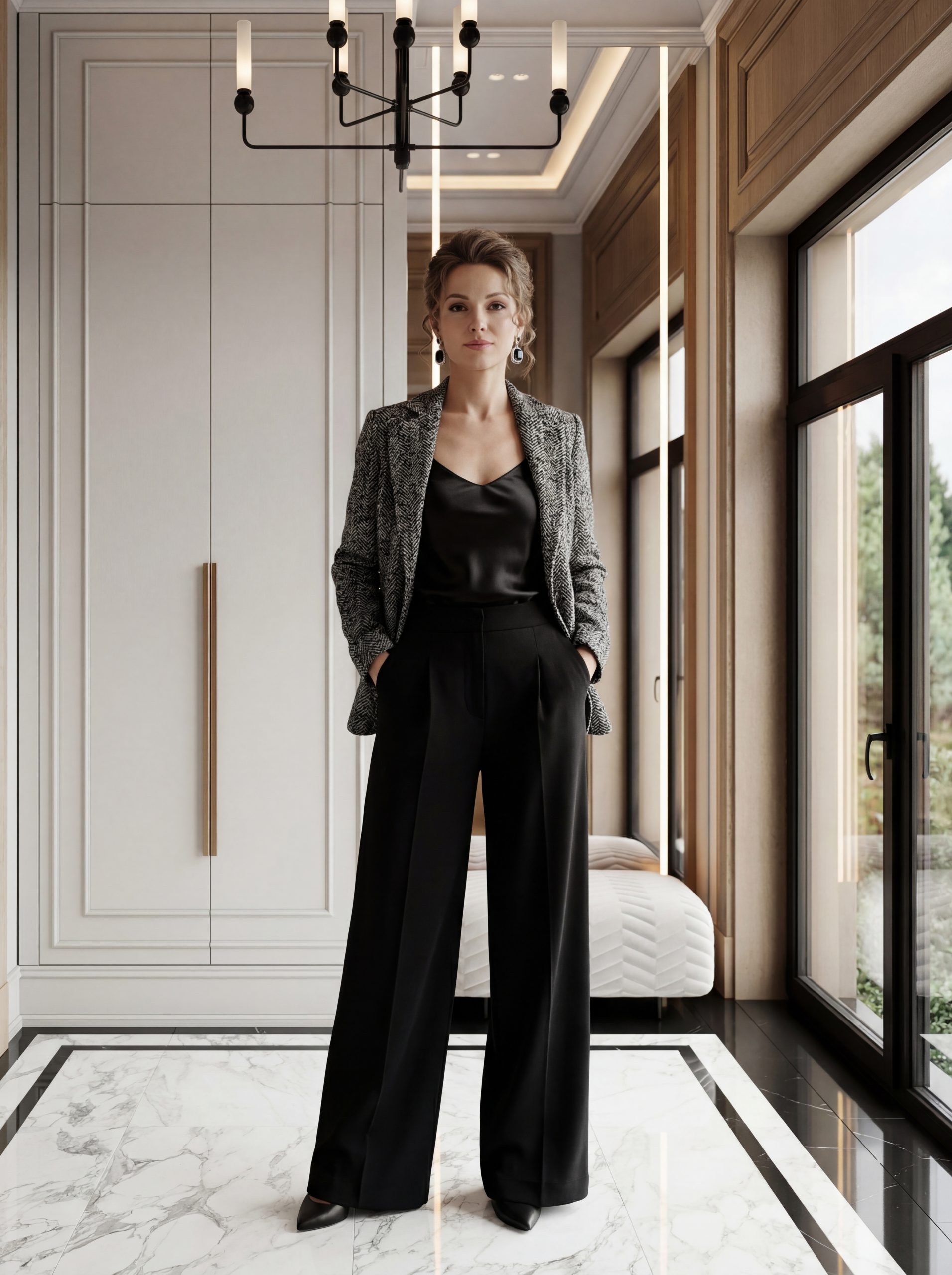 Жакет твидовый