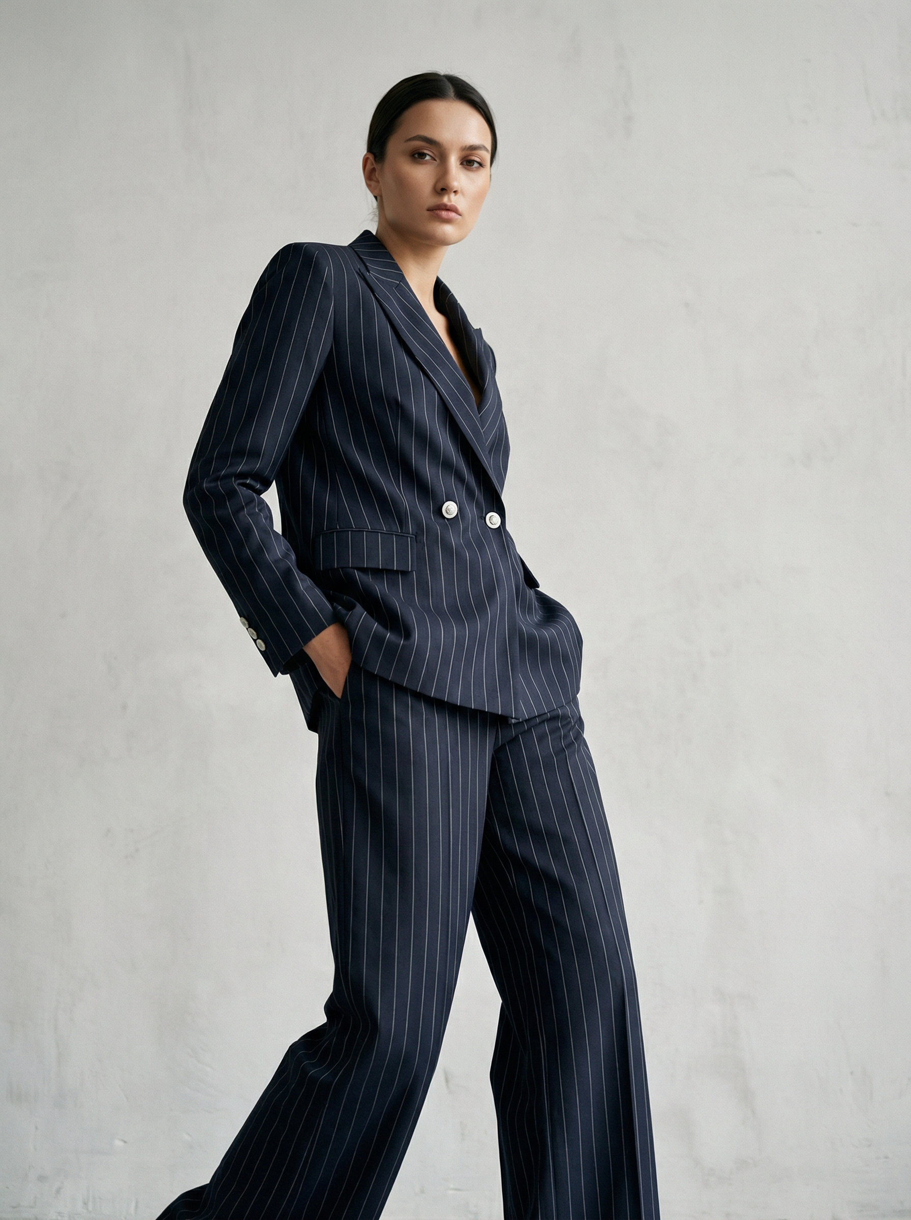 Костюм в полоску