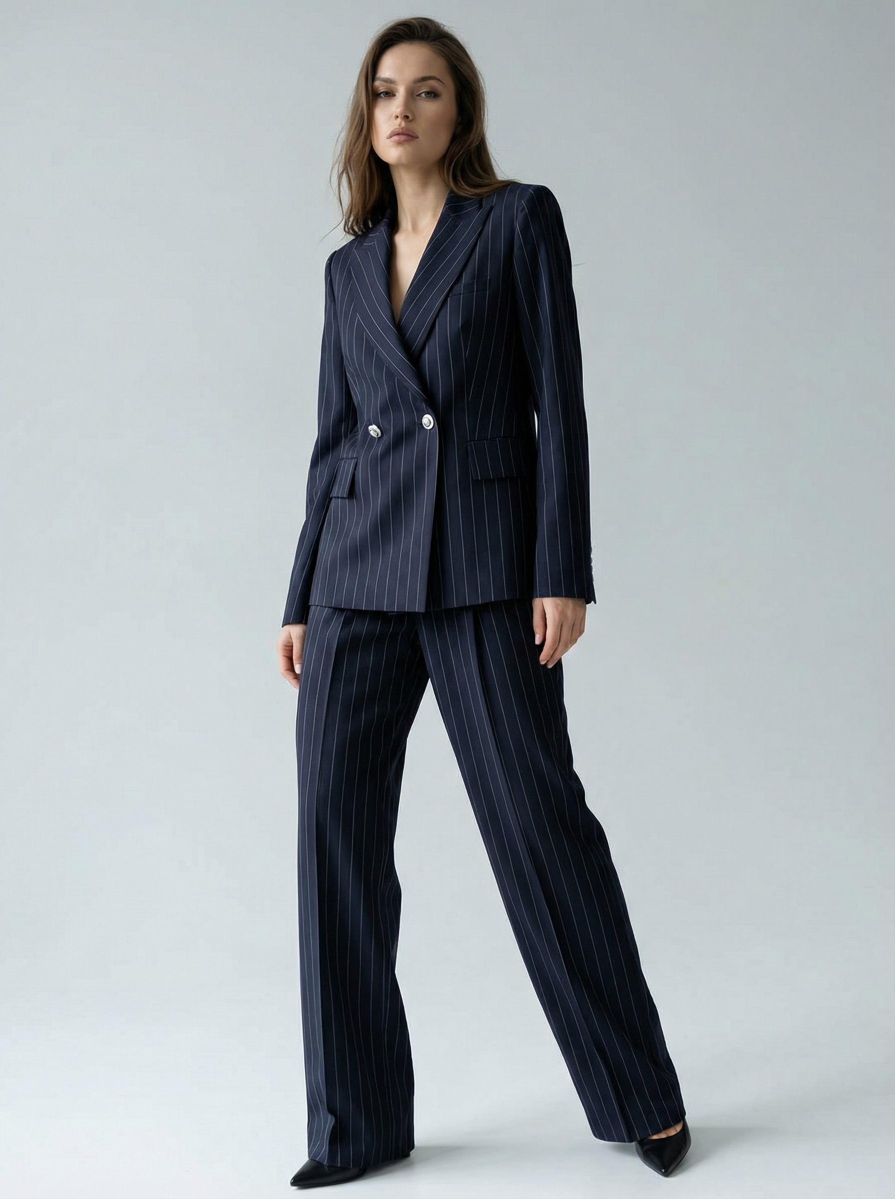 Костюм в полоску