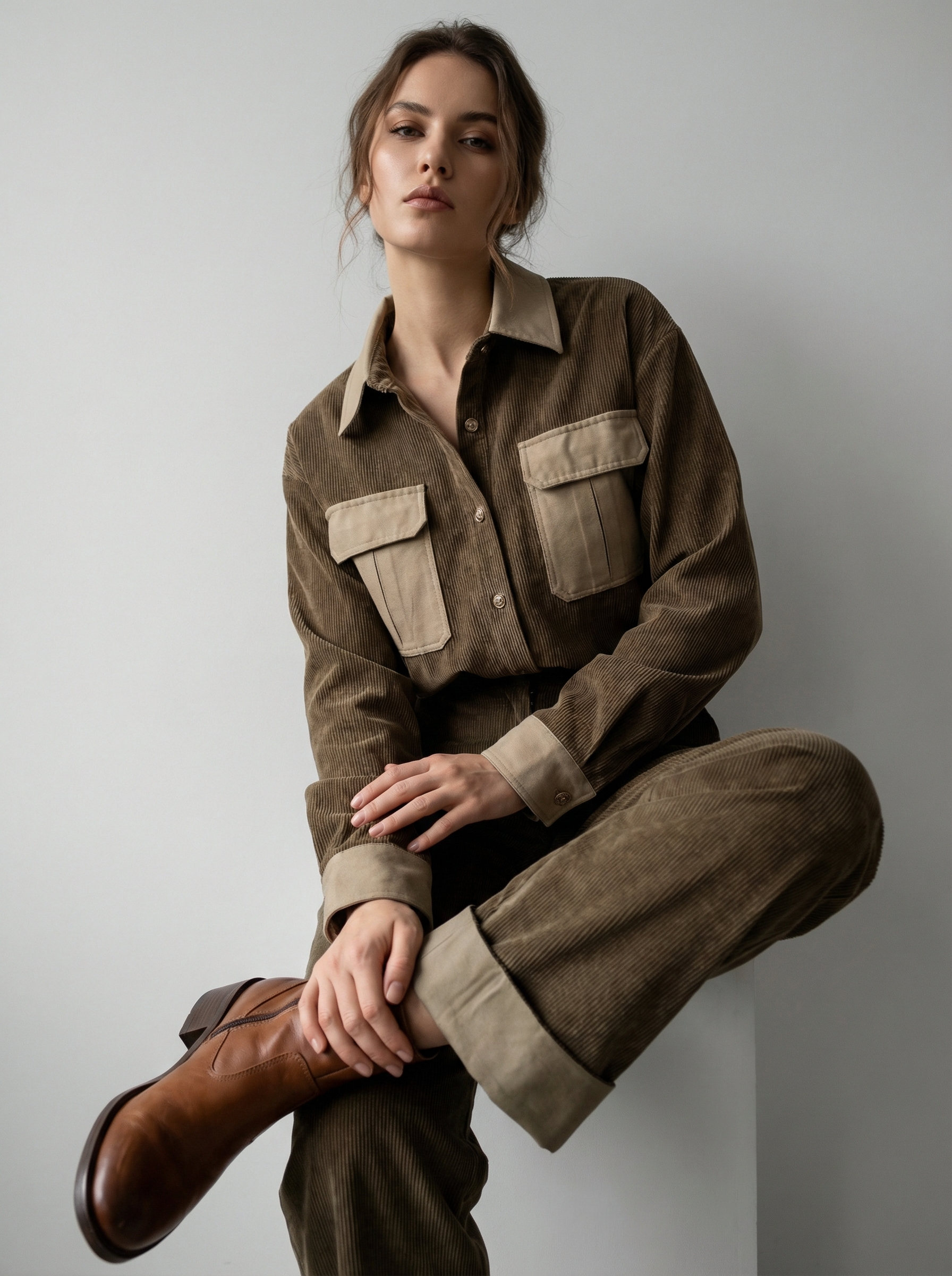 Костюм вельветовый