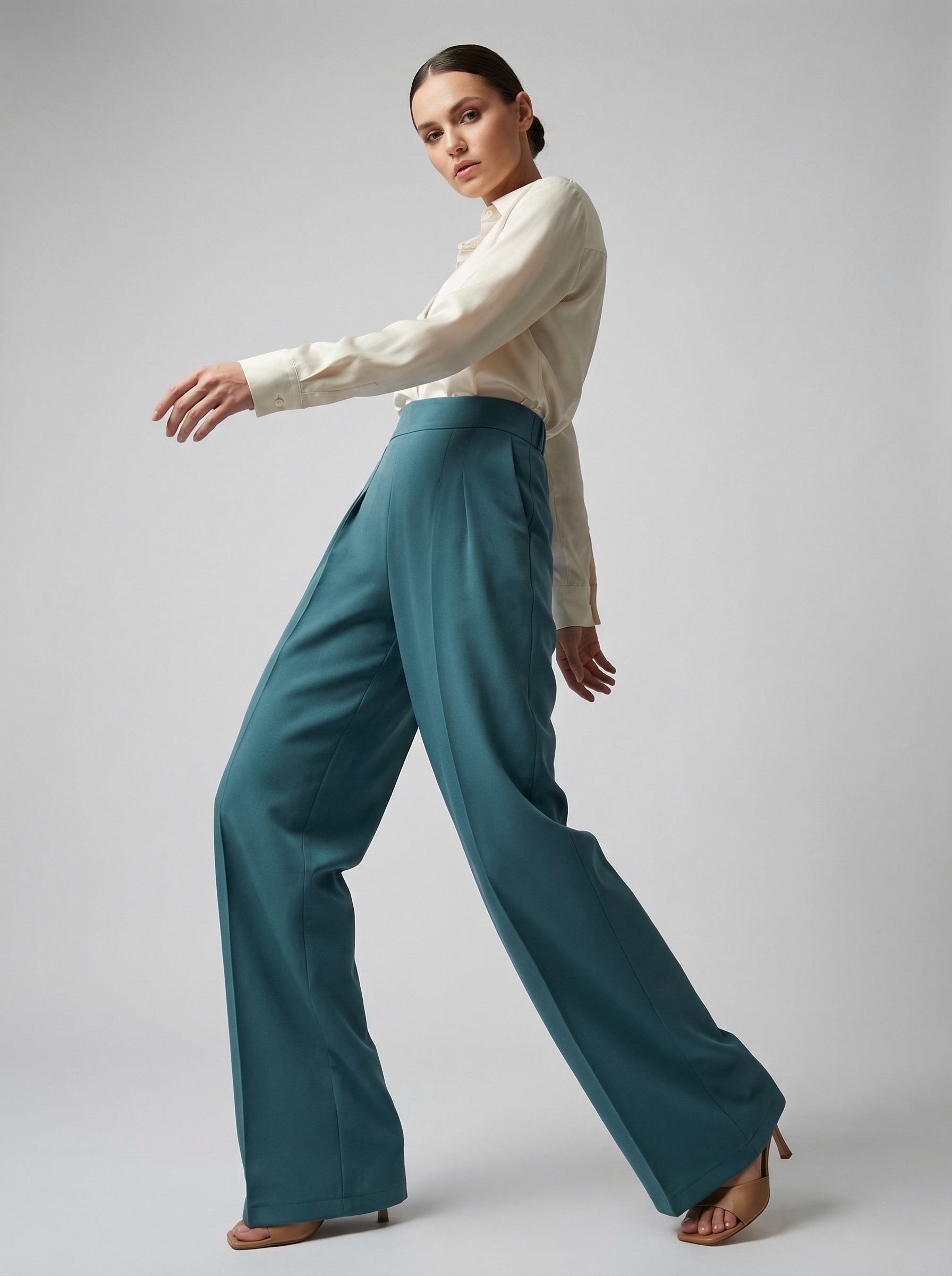 Брюки палаццо