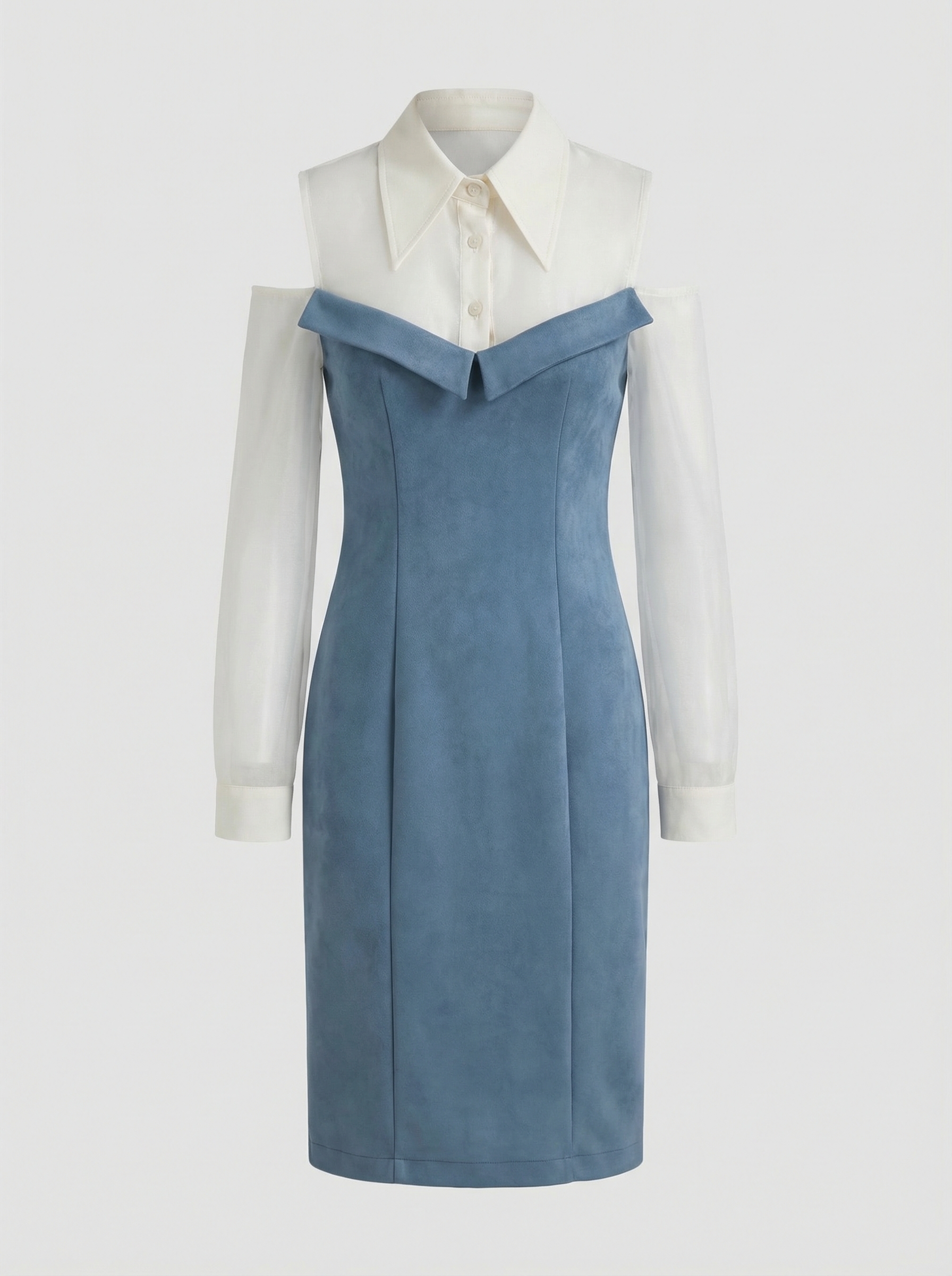 Платье замшевое